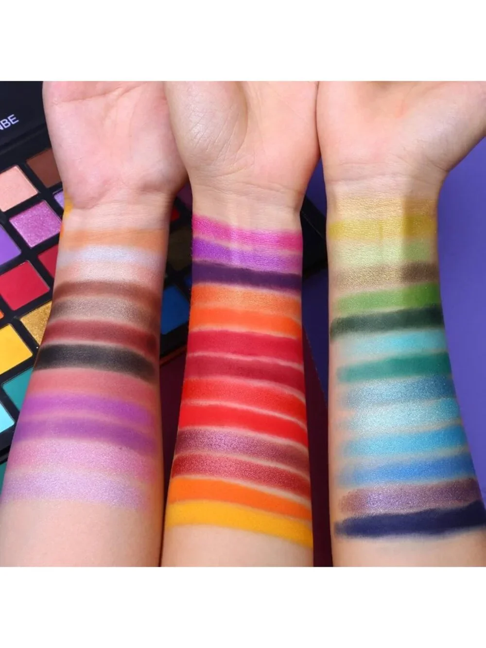 40 Color Eyeshadow Palette + 15 Eye Brushes Set - Matte, Shimmer, Glitter